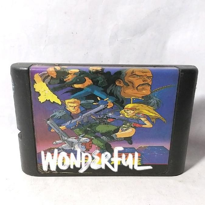 KASET VIDEO GAMES SEGA CASSETTE GAME CONTRA HARD PROBOTECTOR JADUL TOYS 2904T