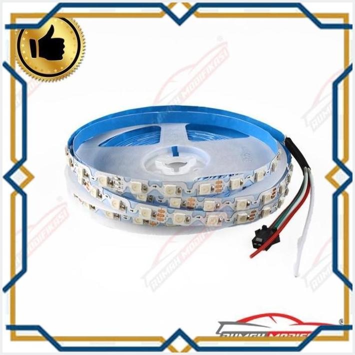 flexibel led strip - rgb - 8mm - 60 led - ws2812 5v