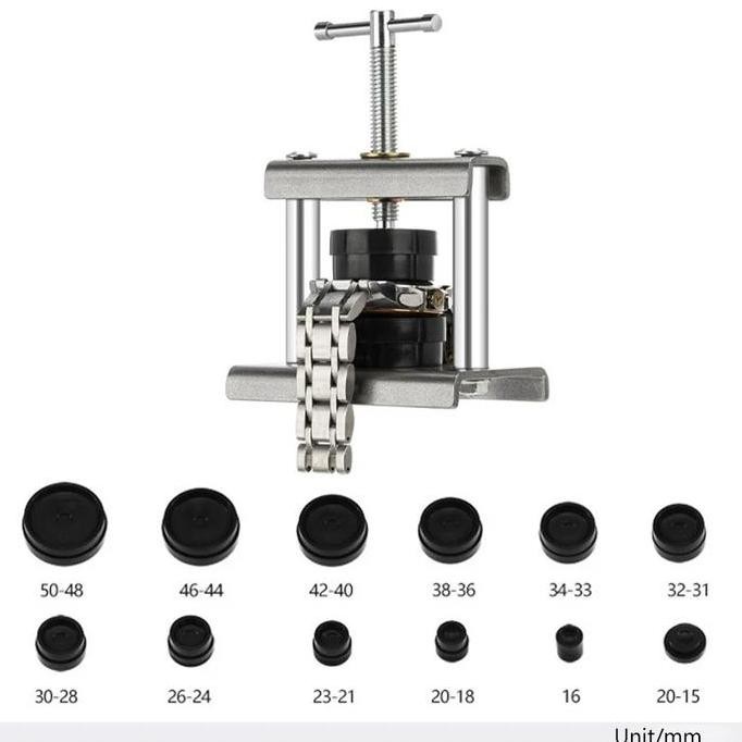 COD 1set Alat Reparasi Jam Tangan Alat Press Jam Tangan 18 Dies Watch Repair Tools murah