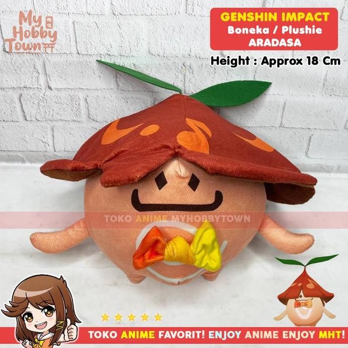 BONEKA ANIME GAME GENSHIN IMPACT KARAKTER ARANARA - ARADASA PLUSHIE DOLL 2104T