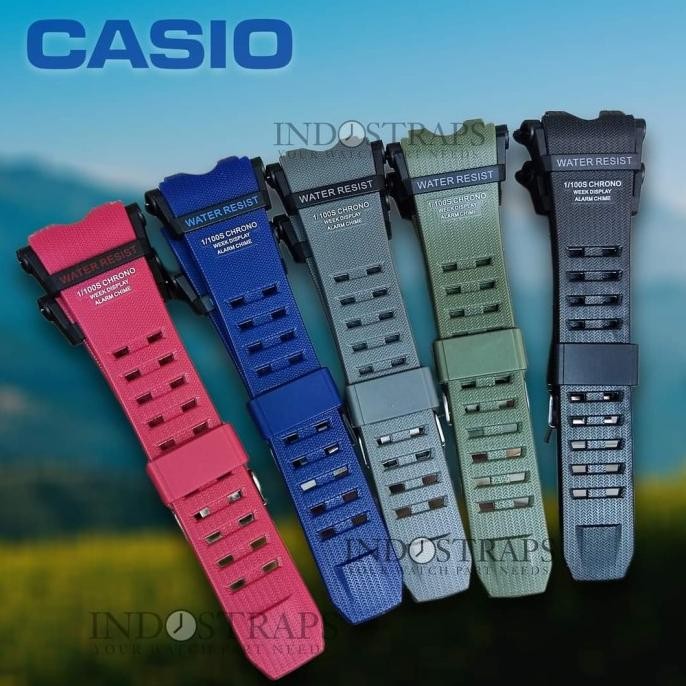 TALI JAM CASIO GG-B100 GGB100 TALIJAM RUBBER STRAP GG B100 murah