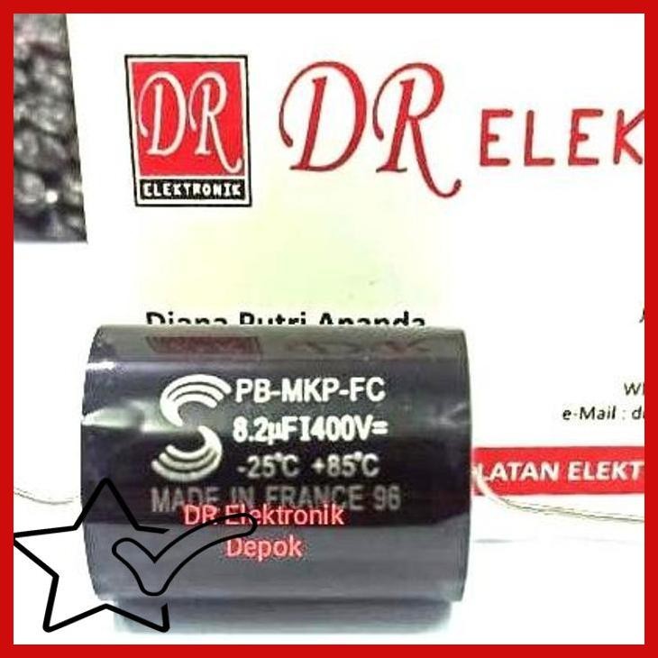 [DRE] Kapasitor MKP SOLUN Solen 8.2uf 8,2uf 825 400v Original 8,2 uf 400 v