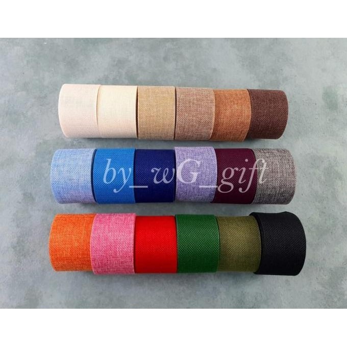 

Pita Goni Warna Mix Colours; Lebar 5 cm; Panjang 10 meter murah