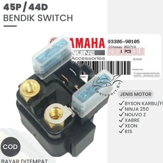 45P Bendik Stater Byson Carbu Fi Xeon Rc Ninja 250 Nouvo Z Xabre R15 44D / Relai Relay Stater Xeon G