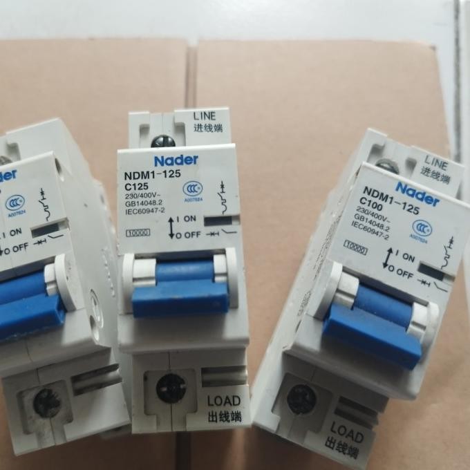 ORIGINAL MCB DC Nader 100A 80V