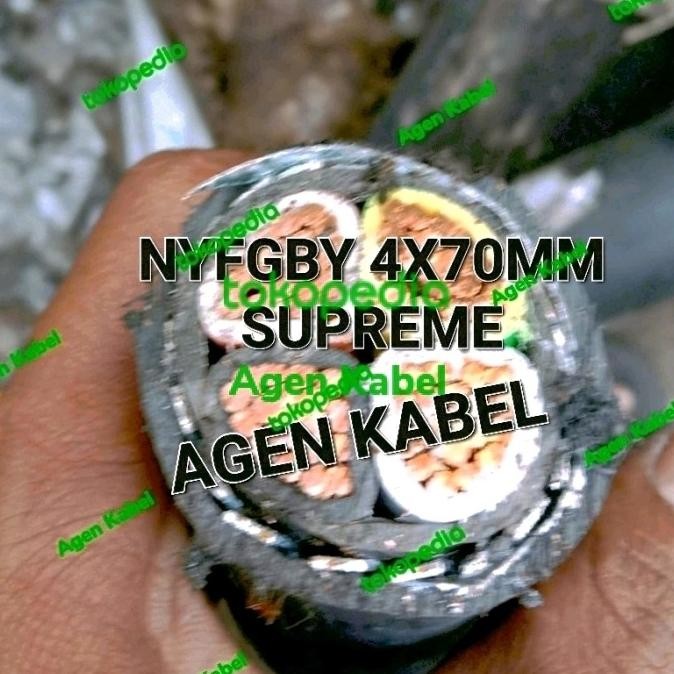 Nyfgby 4X70Mm Supreme/ Gby 4 X 70Mm/ Kabel Tanah/ Kabel Tanam 4X70 New Stok