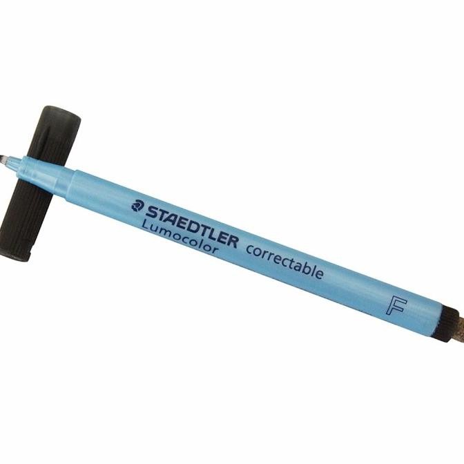 

STAEDTLER - Lumocolor Correctable Pen Fine Point Black (Non Permanent)