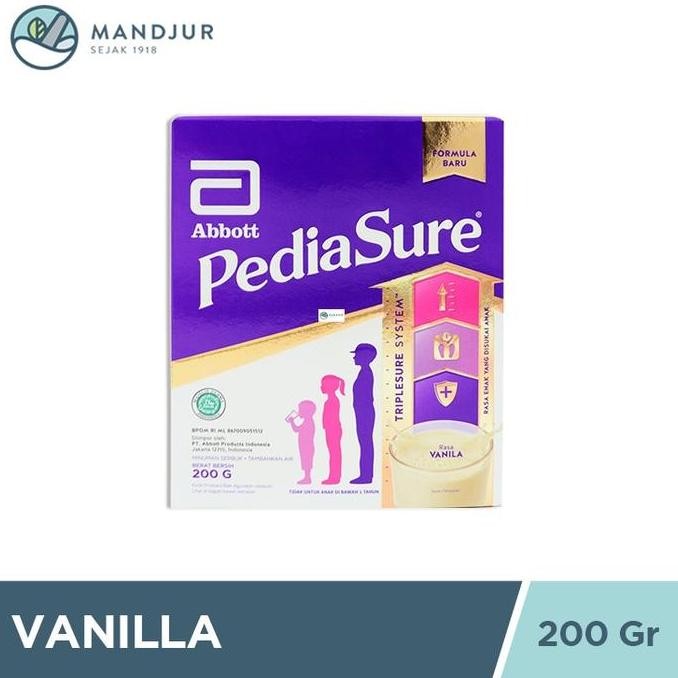 Grosir Pediasure Vanila 200 Gram - Susu Pendukung Nutrisi Pertumbuhan Anak