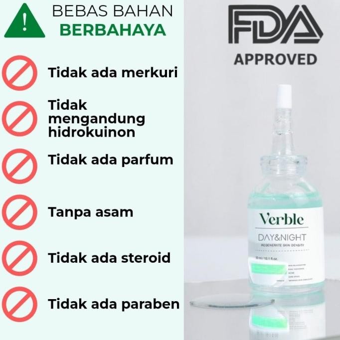 Murah Verble Serum Penghilang Bopeng, Serum Perawatan Bekas Luka Bopeng Jerawat Treatment