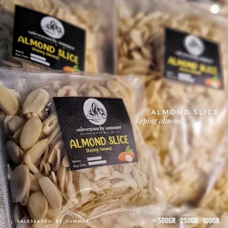 

Promo Almond Slice 250gr Keping Almond Iris Mentah Premium Fresh Produk Baru/ Oleh oleh Khas Medan