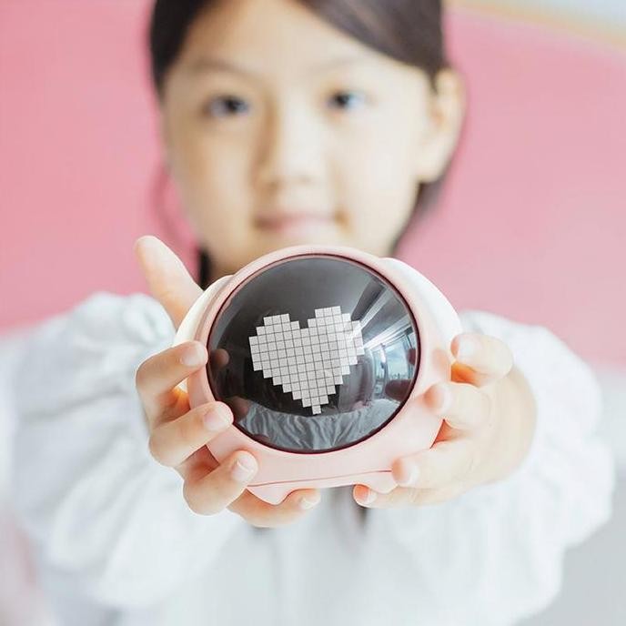 

Jam Alarm emoji lucu Ekspresi Imut lampu tidur Jam Weker hadiah pacar kado anak LUCU Plastic CS