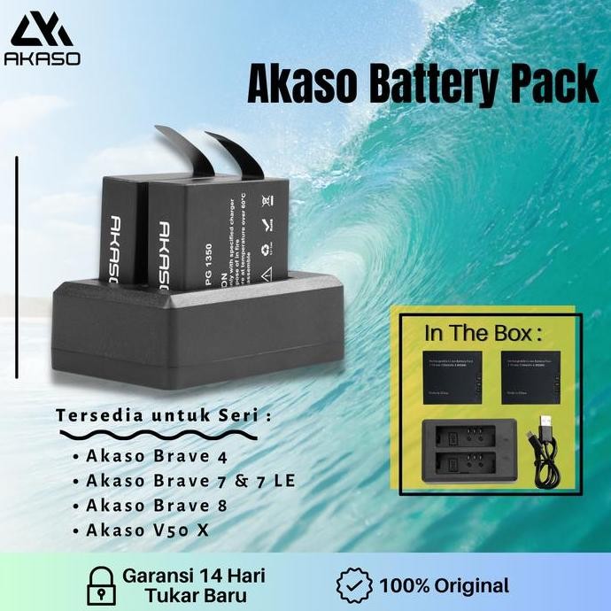 Produk Baru Akaso Battery Kit for Akaso Action Camera