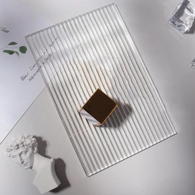 

redi Acrylic Stripped Clear Sheet Lembaran Akrilik Gelombang 122x244