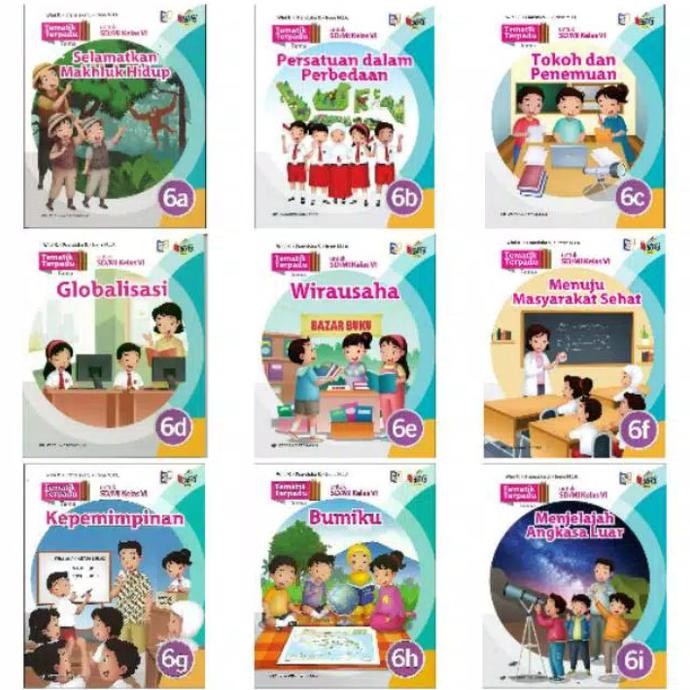 

PAKET LENGKAP BUKU TEMATIK TERPADU KELAS 6 PENERBIT ERLANGGA