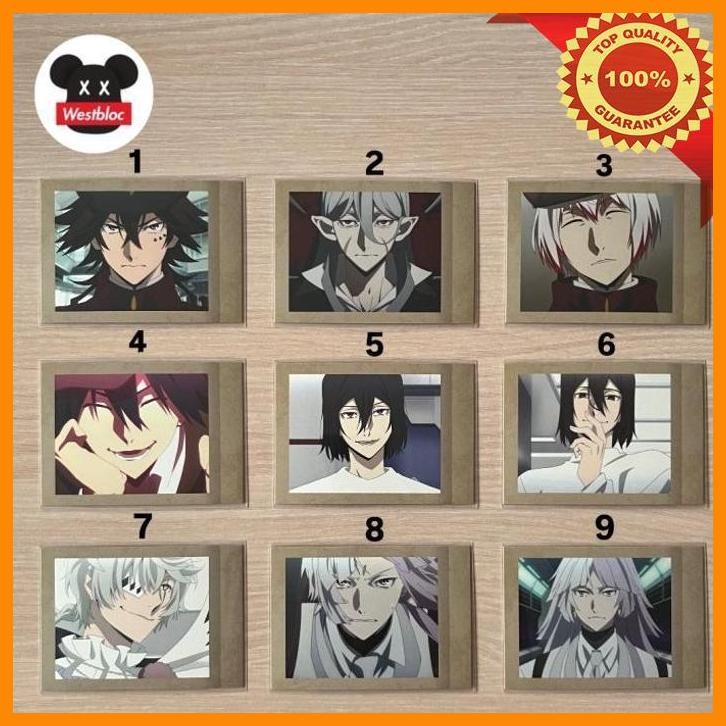 [WES] BUNGOU STRAY DOGS 5TH SEASON INSTANT PHOTO STYLE COLLECTION CARD CHEKI MOVIC MADE IN JAPAN OFF