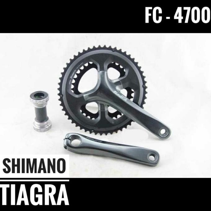 favorit] Crank Sepeda Shimano Tiagra Chainset FC - 4700 52-36T 170 mm