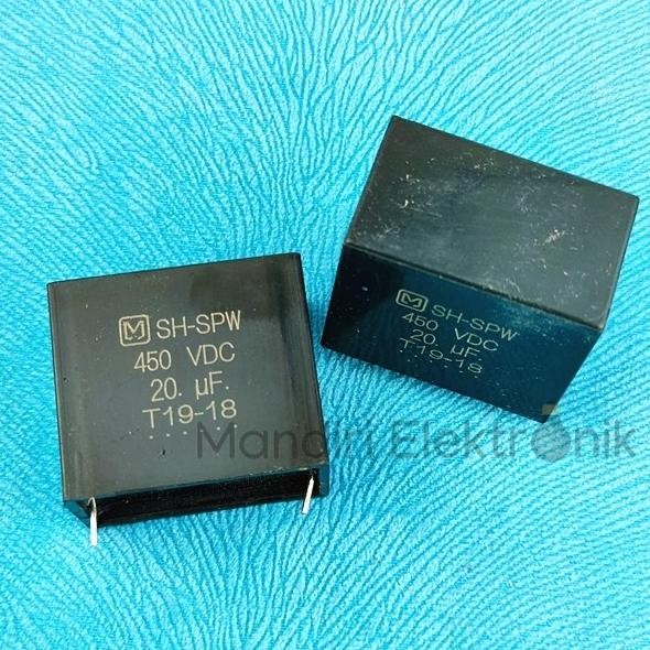 Kapasitor Sh Spw 20Uf 450V Dc Daikin Ac T19-18 Kapasitor Sh-Spw New Stok