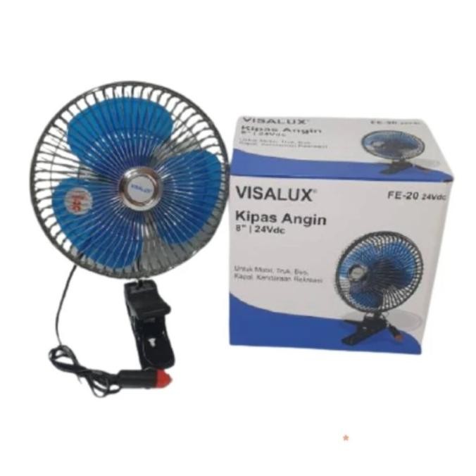 Original Kipas Angin Mobil 6 Inch 12Volt 24Volt / Kipas Angin Mobil 8 Inch 12Volt 24Volt Visalux Mod