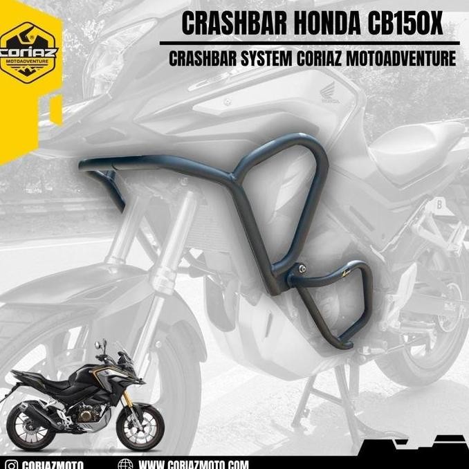 CRASHBAR MOTOR HONDA CB150X ADVENTURE CORIAZ MOTOADVENTURE FULL SET ATAS DAN BAWAH ORIGINAL