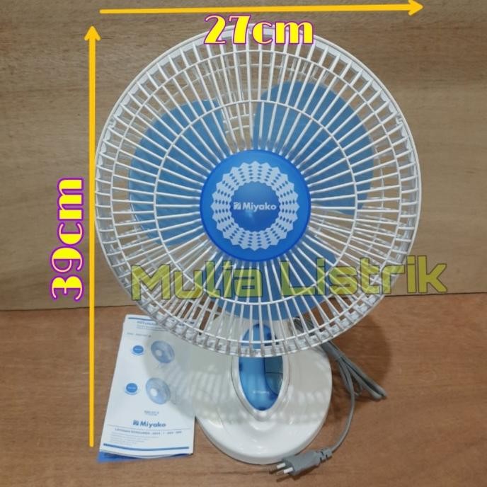 Original Kipas Angin Miyako 9In 2In 1 Bisa Duduk Dan Dinding
