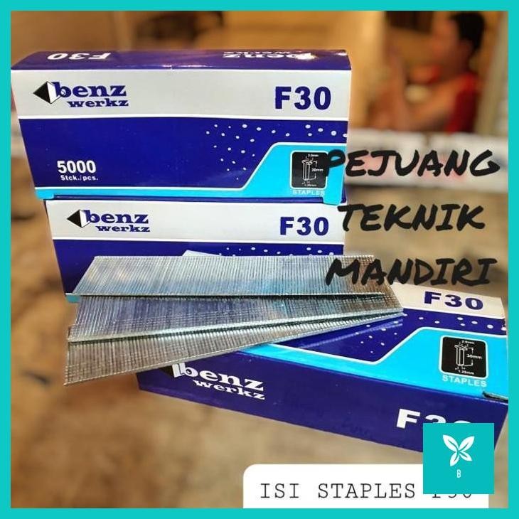 

| MCA | ISI STAPLES PAKU TEMBAK ANGIN LURUS F30 / ISI STAPLES F30 LURUS