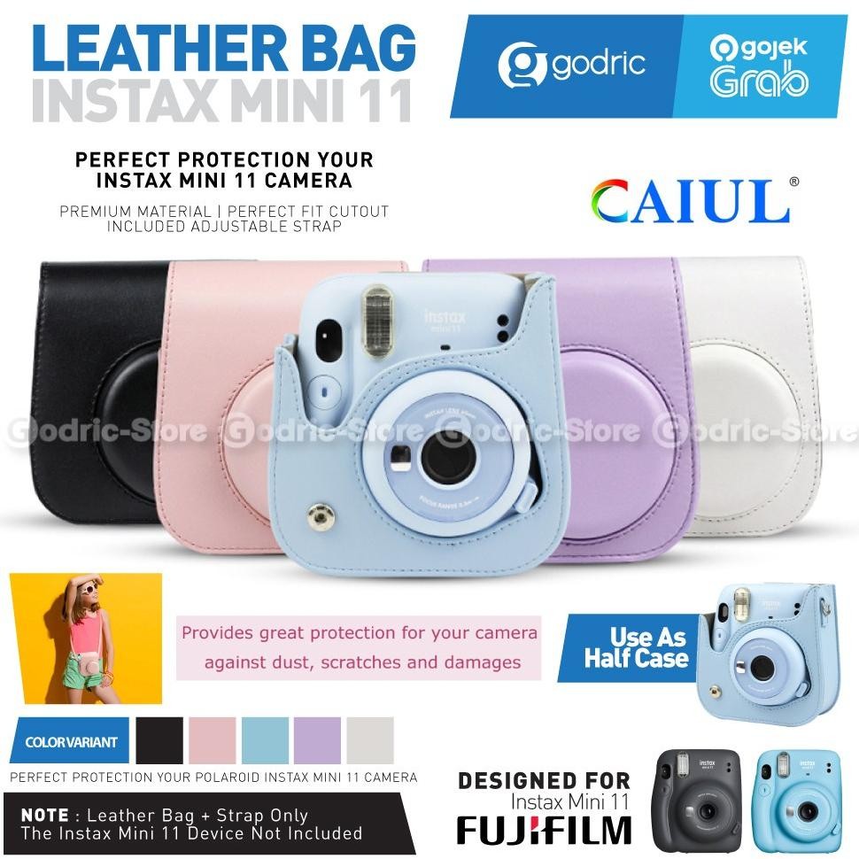 Leather Bag Fujifilm Instax Mini 11 Tas Kamera Case Fuji 11 Kualitas Terbaik