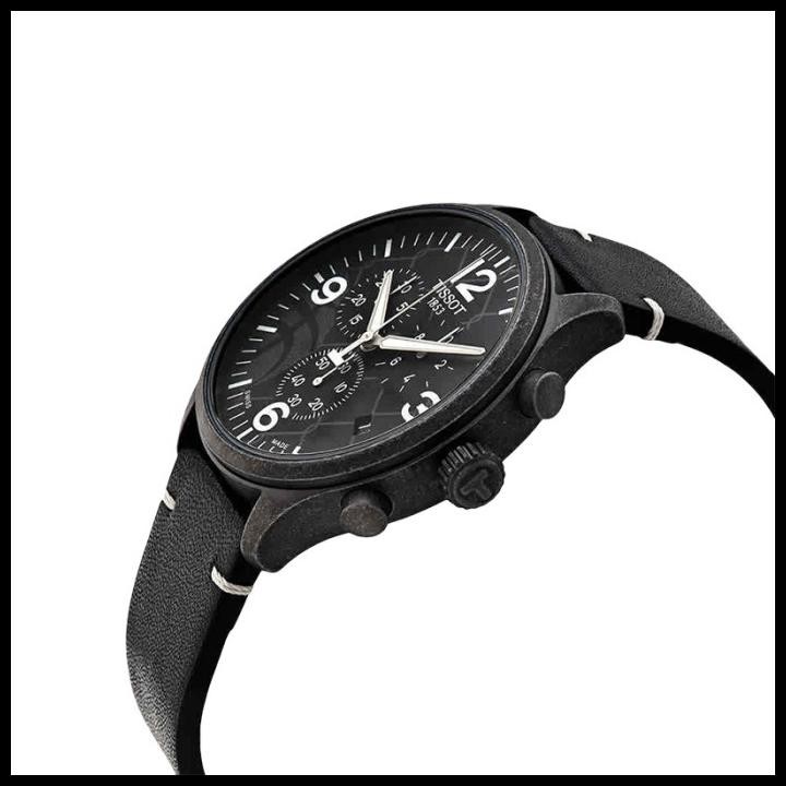 Jam Tangan Pria Tissot T-Sport T116.617.36.067.00 Chrono Xl 3X3 Street Basketball Anthracite Dial Le