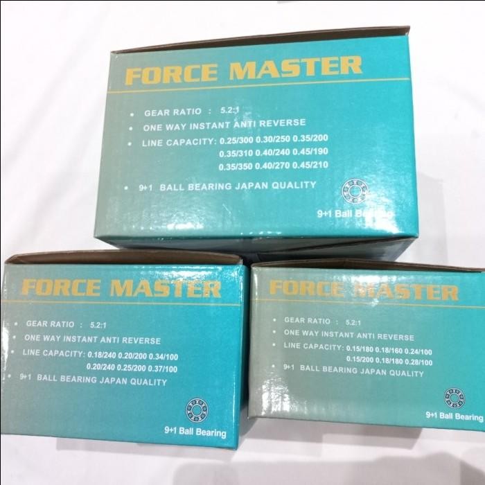 (Terbaru) Reel Lizard Force Master 1000-6000 Power Handle Bestseller