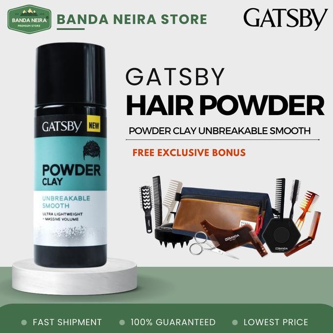tersedia gatsby powder clay unbreakable smooth hair styling powder
