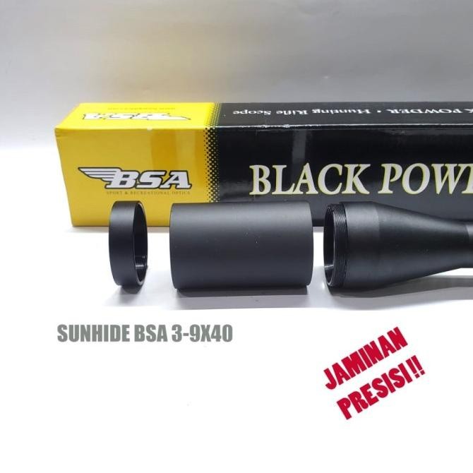 Terlaris SUNHIDE BSA 3-9X40 EG SUNHIDE TELESKOP BSA 3-9X40 EG SAMBUNGAN TELE SALE
