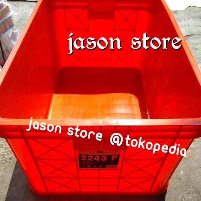 Box Industri Rapat 2243 P/Keranjang Industri Green Leaf 2243 P Co