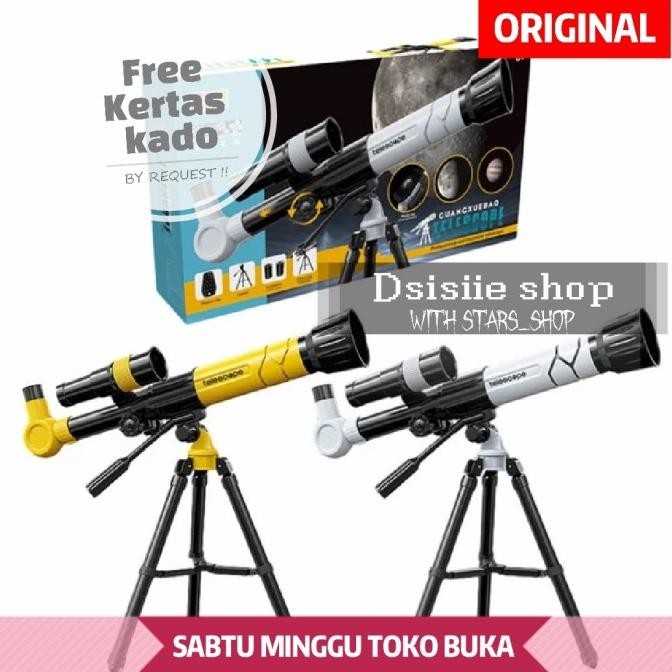 Terlaris Kiddy Star STEM GuangxueBao Telescope Kids Astronomical Original SALE