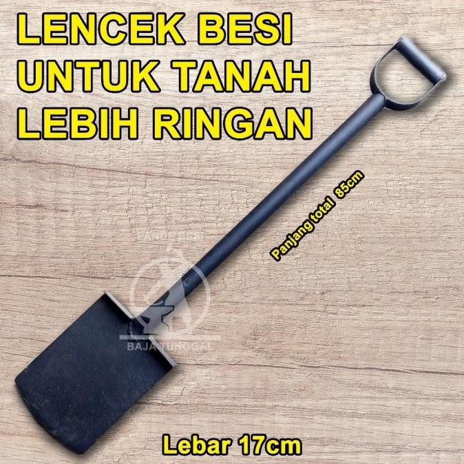 Lencek Tanah / Lempak Besi Hitam Lebih Ringan Untuk Menggali Tanah Dan Pertanian Co