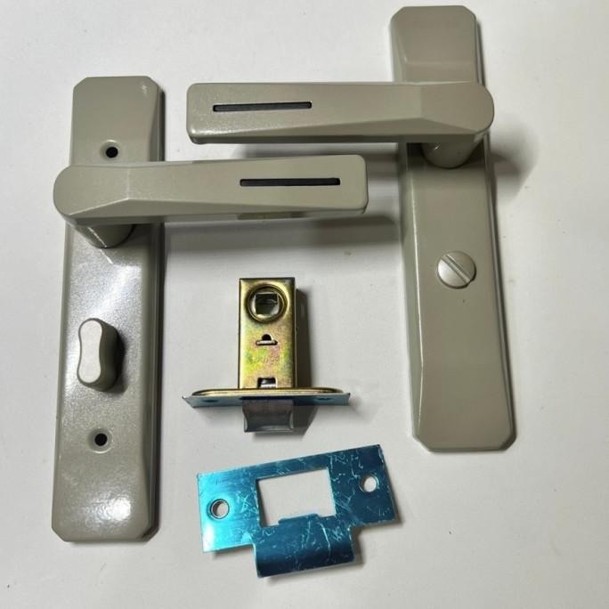 PROMO kunci pintu kamar mandi 2309 / gagang handle aluminium pintu pvc wc