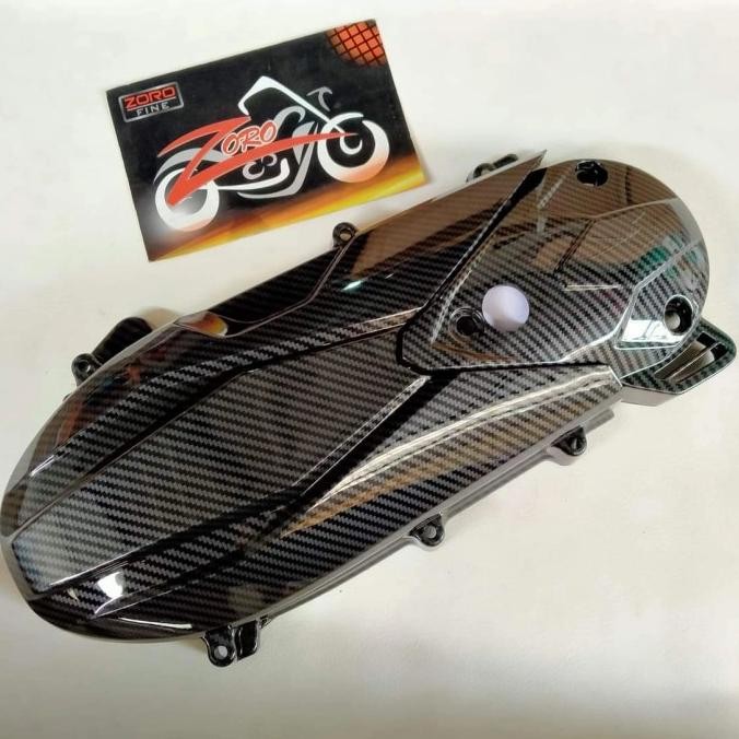 COVER TUTUP CARBON CVT+KEONG VARIO 125 VARIO 150 OLD 2016-2017 ZORO TERMURAH