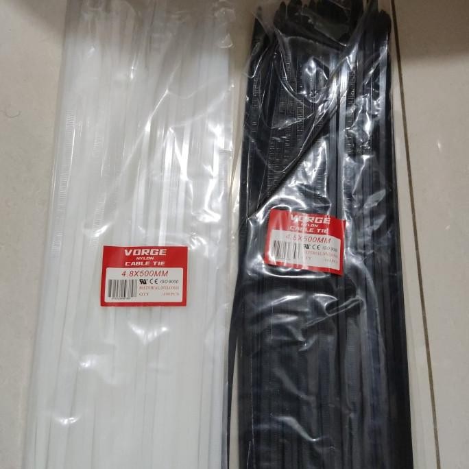 

ready kabel Ties Cable pengikat VORGE 4.8 x 500 mm 4,8 x 50 cm 50cm 500mm murah