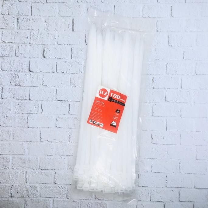 

ready HZ Cable Ties 7,6 x 300 mm Black and white Cable Ties/kable tis murah