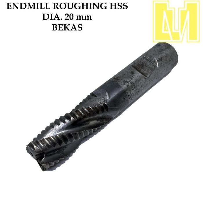 ENDMILL ROUGHING HSS 20 BEKAS | ENDMILL RAFFING BEKAS DIAMETER 20 HSS murah