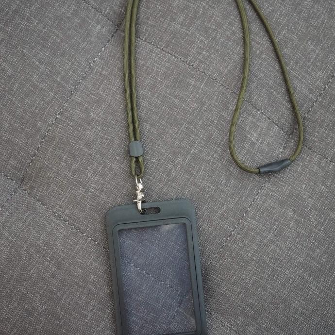 

ready minimax lanyard premium id card 2 Sisi tali id card kalung nametag murah