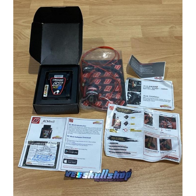 Ecu aracer mini5 vespa matic