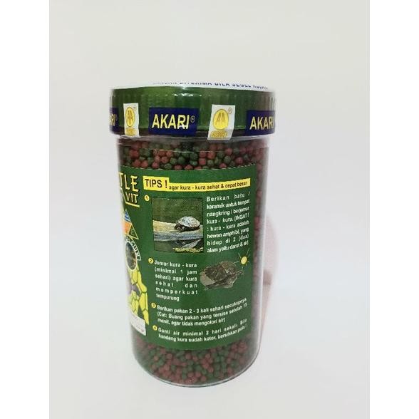 er-23 Makanan kura kura brazil Akari Turtle Vit 350gr mix - pakan kura air Termurah