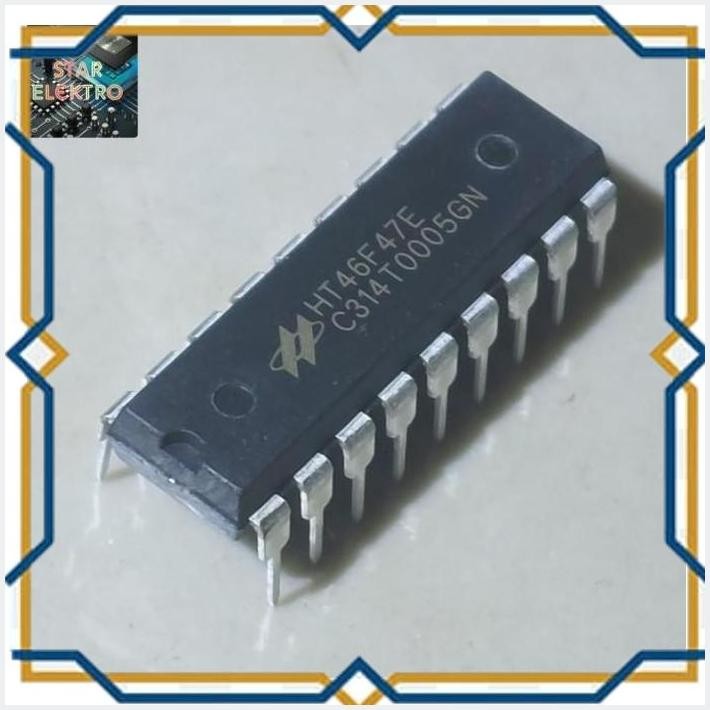 [STA] HT46F47E Dip-18 Tancap Holtek HT46F47 HT 46F47 46F47E IC Cost Effective 8-bit Flash A/D MCU wi