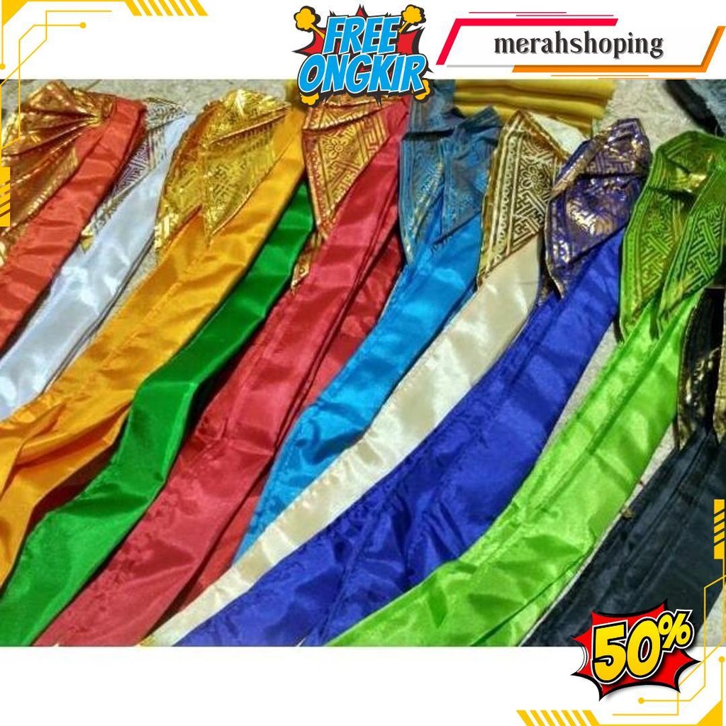 Fiulina - Udeng Bali / Ikat Bali Original Model Setengah Jadi Bisa Cod