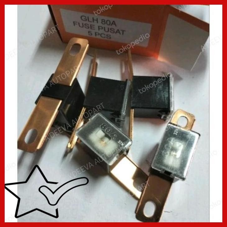 [ADV] SIKRING PUSAT KAKI SAMPING PANJANG 80A GLH HONDA 5PCS