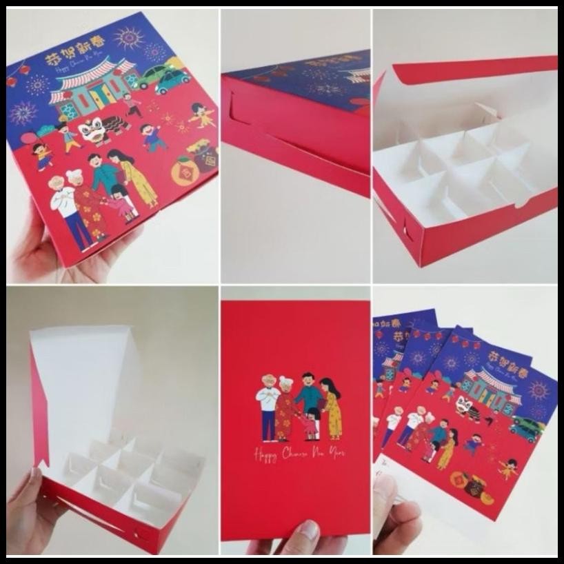 

Ready Dus Imlek Sekat 9 Hemat Uk. 22X22X4.5 Cm Fruit Tart, Eggtart Dll + Tag (Harga Untuk 10 Pcs Dus) {Terlaris|Best Seller}