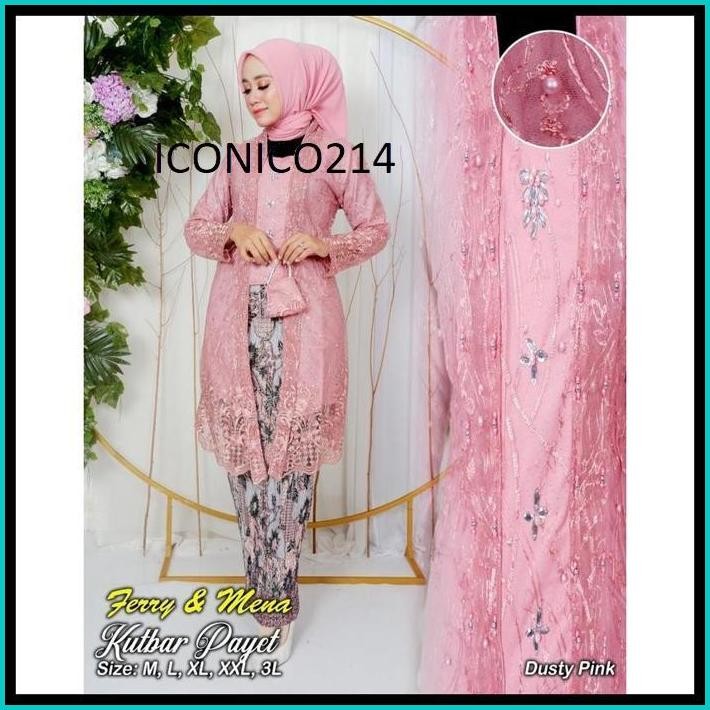 BA KEBAYA MODERN KEBAYA TUNIK KUTU BARU KEBAYA BROKAT TILLE BORDIR MUTIARA KEBAYA LAMARAN WISUDA DAN