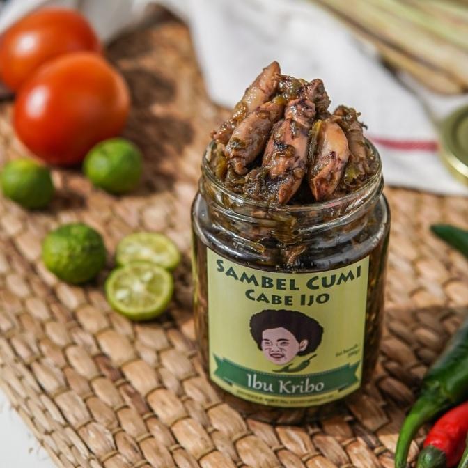 

Sale Sambel Cumi Cabe Ijo Sambal Ibu Kribo Khas Bogor