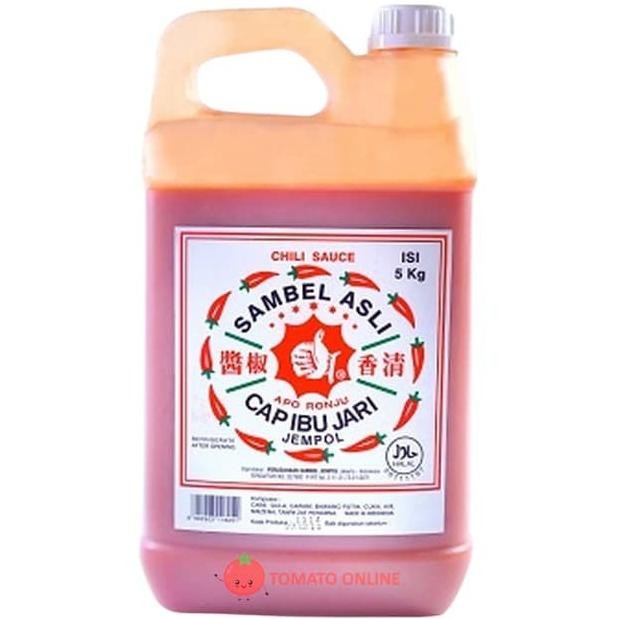 

Sale Sambal Asli Cap Ibu Jari Jempol Jerigen 5 Kg / 5Kg