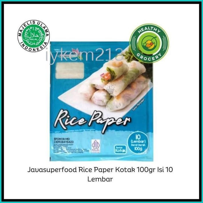 

RICE PAPER / BANH TRANG PAPER RICE BULAT 100GR ISI 10 LEMBAR HIGH QUALITY KULIT LUMPIA VIETNAM JAVA SUPER FOOD