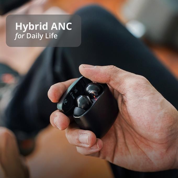 Grosir Eggel Steelbuds Pro Aptx Adaptive Hybrid Anc + Enc Tws Bluetooth Earphone